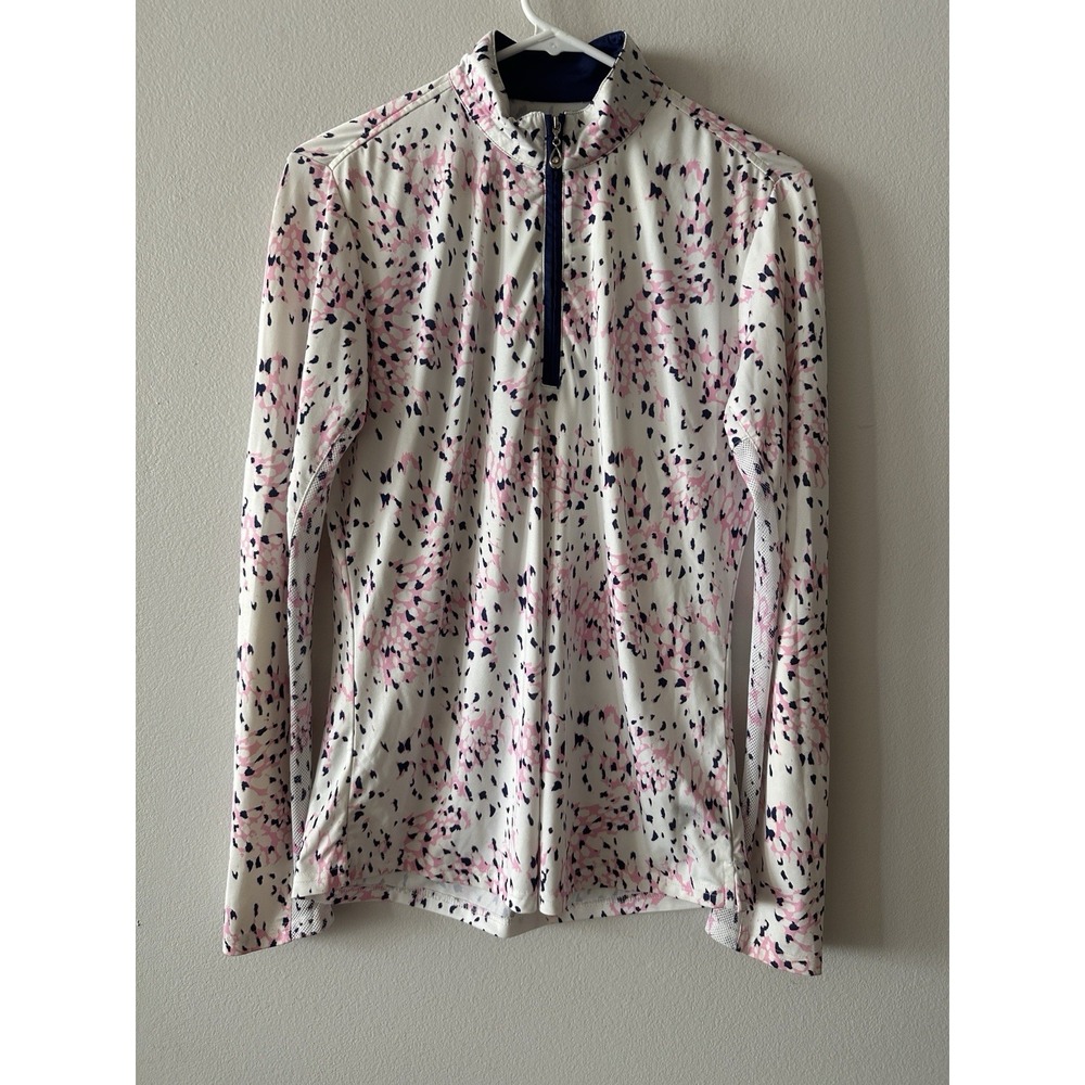 San Soleil 1/4  Zip Pullover UPF 50 Cooling Golf Size Small Pickleball Riding